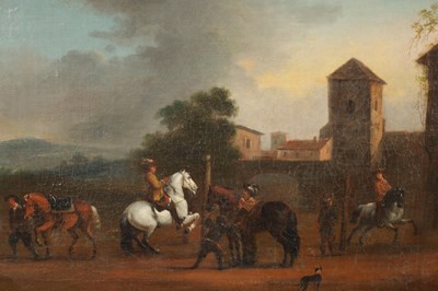 Lot 619 - MANNER OF PHILIPS WOUWERMAN (1619-1668) OIL ON CANVAS.