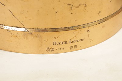 Lot 495 - A SET OF THREE 19TH CENTURY IMPERIAL STANDARD CAST BRASS GRAIN MEASURES BY BATE LONDON