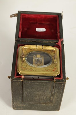 Lot 717 - JAPY FRERES. A LATE 19TH CENTURY FRENCH ENGRAVED STRIKING CARRIAGE CLOCK