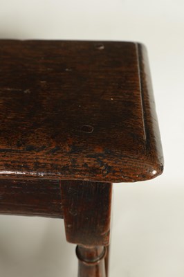 Lot 911 - A LATE 17TH CENTURY OAK JOINT STOOL