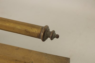 Lot 441 - A 19TH CENTURY BRASS FENDER