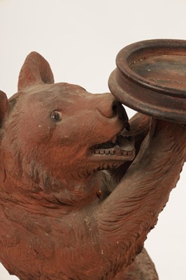 Lot 612 - A 19TH CENTURY ‘WITHNELL’ BRICK & TERRACOTTA LTD. LANCASHIRE STANDING MODEL OF A BEAR WAITER