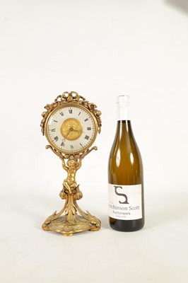 Lot 768 - A LATE 19TH CENTURY FRENCH ORMOLU FIGURAL NIGHT CLOCK