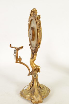 Lot 768 - A LATE 19TH CENTURY FRENCH ORMOLU FIGURAL NIGHT CLOCK