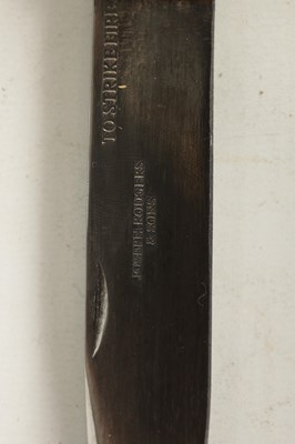 Lot 377 - AN OVERSIZED FOLDING KNIFE AND ANOTHER