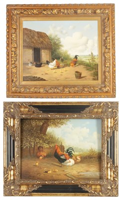 Lot 683 - RAY JACOB, TWO 20TH CENTURY OILS ON PANELS