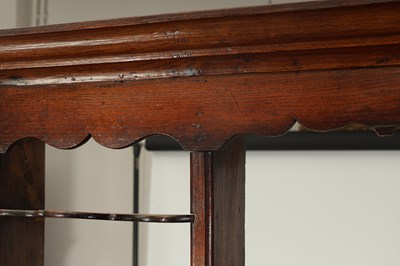 Lot 922 - A GOOD GEORGE III OAK SHROPSHIRE DRESSER AND RACK OF FINE COLOUR AND PATINA