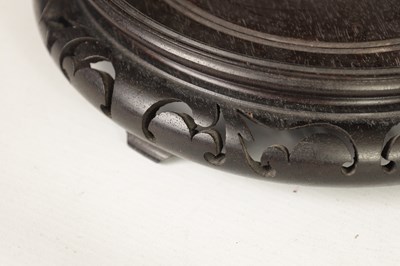 Lot 131 - A COLLECTION OF THREE CHINESE HARDWOOD VASE STANDS