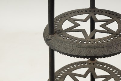 Lot 439 - ARCHIBALD KENRICK & SONS, WEST BROMWICH A 19TH CENTURY CAST IRON PAN STAND