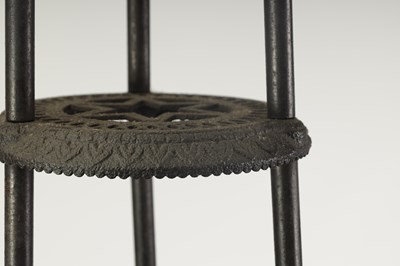 Lot 439 - ARCHIBALD KENRICK & SONS, WEST BROMWICH A 19TH CENTURY CAST IRON PAN STAND