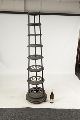 Lot 439 - ARCHIBALD KENRICK & SONS, WEST BROMWICH A 19TH CENTURY CAST IRON PAN STAND