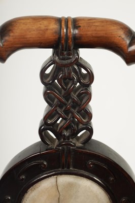 Lot 182 - AN UNUSUAL 19TH CENTURY ANGLO CHINESE HARDWOOD SIDE CHAIR