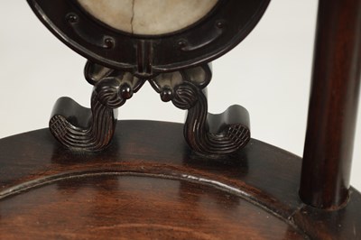 Lot 182 - AN UNUSUAL 19TH CENTURY ANGLO CHINESE HARDWOOD SIDE CHAIR