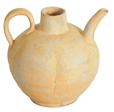 Lot 195 - A CHINESE TANG WINE EWER