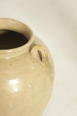 Lot 145 - A CHINESE SONG SLIPWARE VASE