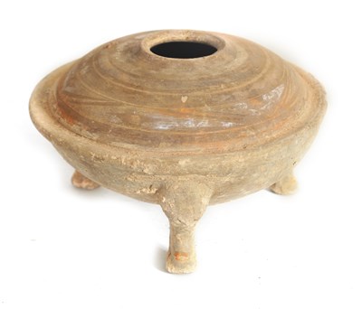 Lot 238 - A CHINESE HAN PERIOD THREE LEGGED POT