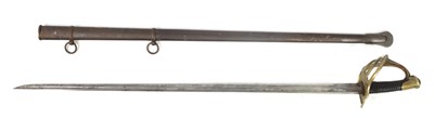 Lot 370 - AN EARLY 19TH CENTURY FRENCH CAVALRY SWORD CARSIASS