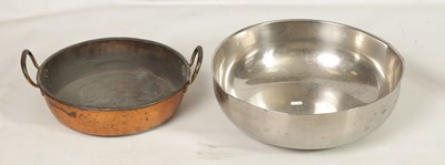 Lot 426 - A COLLECTION OF THREE COPPER DISHES