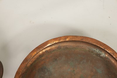 Lot 426 - A COLLECTION OF THREE COPPER DISHES