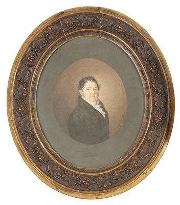 Lot 700 - VARNET, FECIT. AN EARLY 19TH CENTURY OVAL PORTRAIT