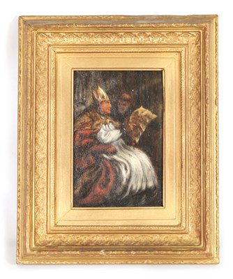 Lot 646 - A 19TH CENTURY OIL ON CANVAS