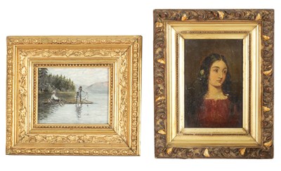 Lot 644 - TWO 19TH CENTURY OIL PAINTINGS