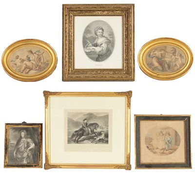 Lot 640 - A COLLECTION OF SIX 19TH CENTURY FRAMED PRINTS