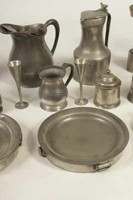 Lot 427 - A COLLECTION OF 18TH/19TH CENTURY PEWTER ITEMS