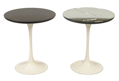 Lot 1048 - TWO 1960’S TULIP STYLE LACQUERED OCCASIONAL TABLES