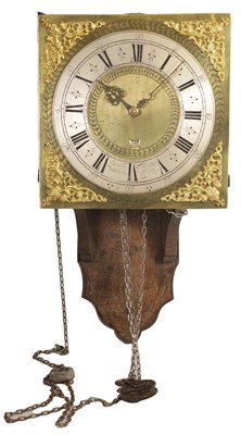 Lot 809 - JOSIAH THOMPSON, WHITEHAVEN, FECIT. A GEORGE II  30-HOUR LONGCASE CLOCK MOVEMENT ON BRACKET