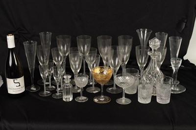 Lot 13 - A LARGE COLLECTION OF VARIOUS GLASSWARE