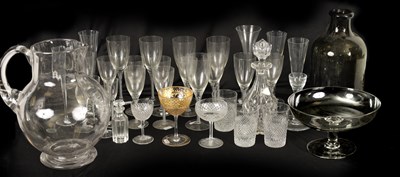 Lot 13 - A LARGE COLLECTION OF VARIOUS GLASSWARE