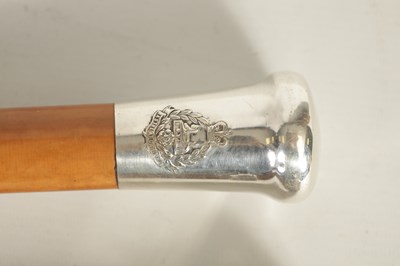 Lot 452 - A COLLECTION OF THREE SILVER TOPPED WALKING CANES