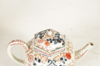 Lot 111 - A 18TH CENTURY CHINESE IMARI SMALL TEAPOT AND COVER