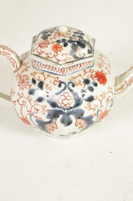 Lot 111 - A 18TH CENTURY CHINESE IMARI SMALL TEAPOT AND COVER