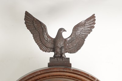 Lot 797 - A LATE 19TH CENTURY WALNUT VIENNA STYLE WALL CLOCK