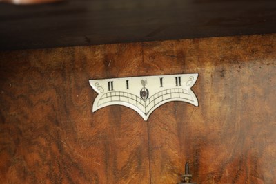 Lot 797 - A LATE 19TH CENTURY WALNUT VIENNA STYLE WALL CLOCK