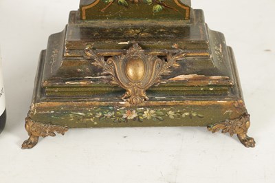 Lot 710 - A RARE LATE 19TH CENTURY FRENCH SWINGING MYSTERY CLOCK OF LARGE SIZE