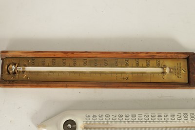 Lot 421 - DRING & FAGE 56 STAMFORD ST LONDON, A 19TH CENTURY BRASS DIPPING THERMOMETER