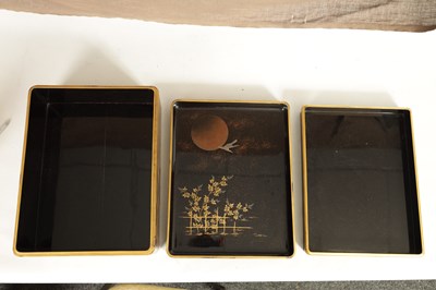 Lot 174 - A FINE JAPANESE MEIJI PERIOD RAISED LACQUER WORK BOX