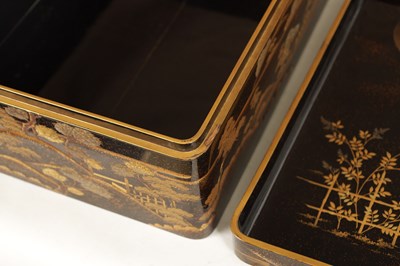 Lot 174 - A FINE JAPANESE MEIJI PERIOD RAISED LACQUER WORK BOX