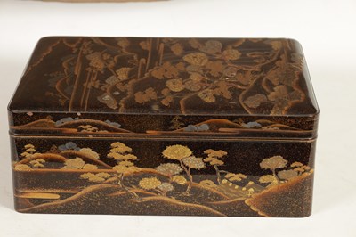 Lot 174 - A FINE JAPANESE MEIJI PERIOD RAISED LACQUER WORK BOX