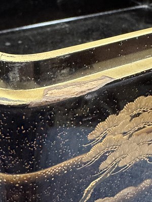 Lot 174 - A FINE JAPANESE MEIJI PERIOD RAISED LACQUER WORK BOX