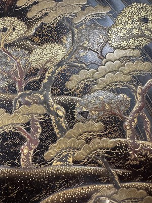 Lot 174 - A FINE JAPANESE MEIJI PERIOD RAISED LACQUER WORK BOX