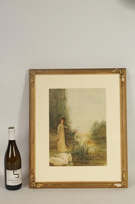 Lot 614 - FREDERICK HINES (1851-1922) WATERCOLOUR