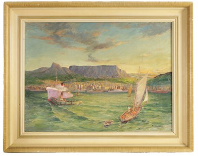 Lot 638 - G WALKER OIL ON CANVAS SOUTH AFRICAN SCENE