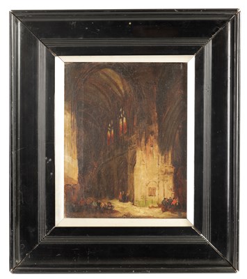 Lot 680 - 19TH CENTURY OIL ON CANVAS