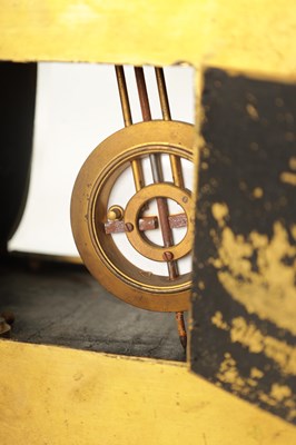 Lot 709 - A 19TH CENTURY FRENCH ORMOLU LARGE MANTEL CLOCK