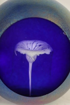 Lot 18 - A LOETZ TYPE GLOBULAR PAPERWEIGHT