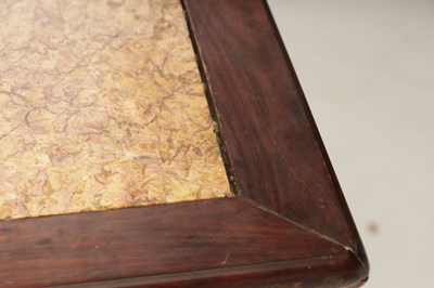 Lot 132 - A 19TH CENTURY CHINESE HARDWOOD ALTAR TABLE